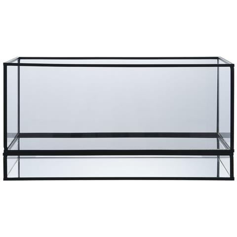 Portacandela Hurricane-nero-metallo-30x12x15 Cm - Foto 1