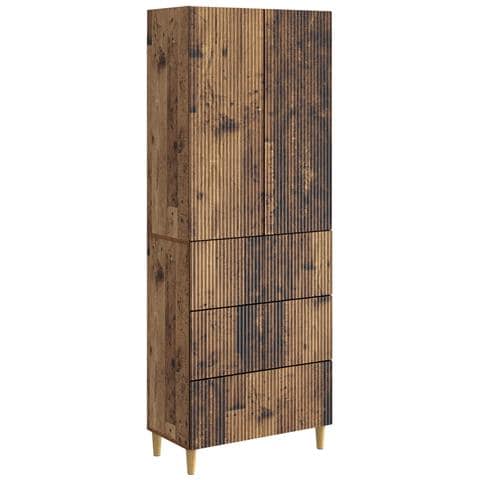 Set di armadi 2 pcs 66 x 34,5 x 90 cm Legno ingegnerizzato - Foto 1