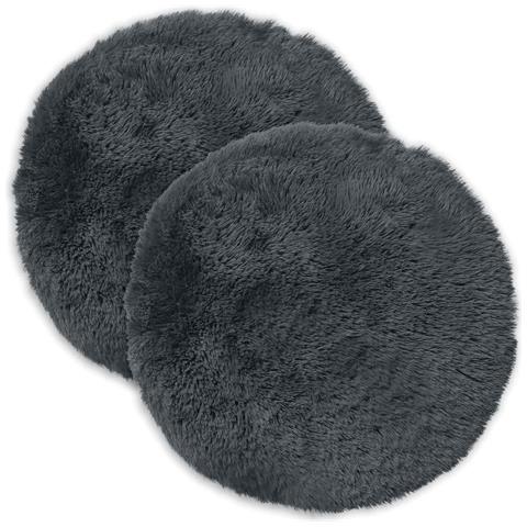 Cuscino con cuscino HEERLEN 6 pz Antracite Fleece PV - Foto 1