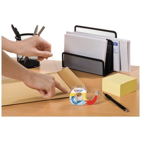 pz. 1 Nastro biadesivo trasparente con dispenser 57912 - Foto 3