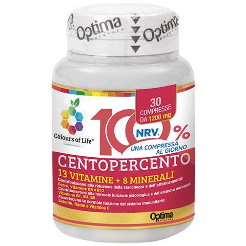 Optima Centopercento 13 Vitamine E 8 Minerali (30 Compresse) - Foto 1