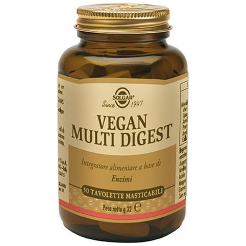 Solgar Vegan Multi Digest 50 Tavolette Masticabili - Foto 1