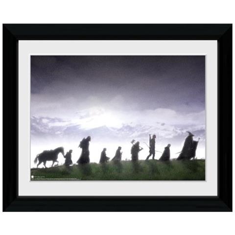 Lord Of The Rings - Fellowship (stampa In Cornice 30x40cm)  - Foto 1