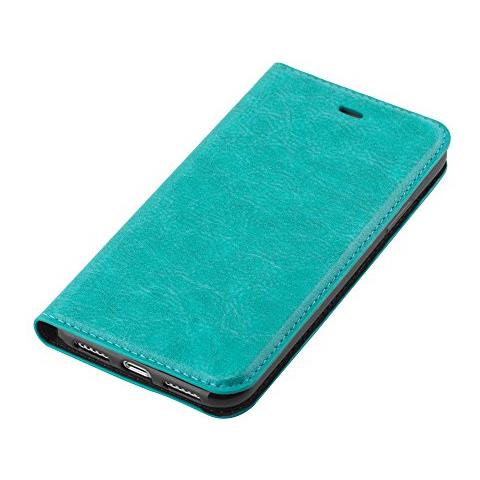 Custodia Compatibile Con Apple Iphone X / Xs In Turchese Petrolio - Coperchio Protettiva Con Chiusura Magnetica, Funzione Stand E Tasca Per Le Carte - Foto 2