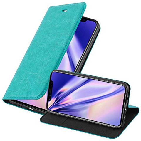 Custodia Compatibile Con Apple Iphone X / Xs In Turchese Petrolio - Coperchio Protettiva Con Chiusura Magnetica, Funzione Stand E Tasca Per Le Carte - Foto 1
