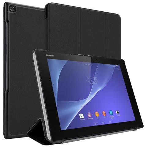 Cadorabo Custodia Per Tablet Compatibile Con Sony Xperia Tablet Z2 (10.1"" Zoll) Sgp521 In Nero Satin - Coperchio Protettiva Ultra Sottile Con Funzione Auto Wake Up E Stand - Foto 11