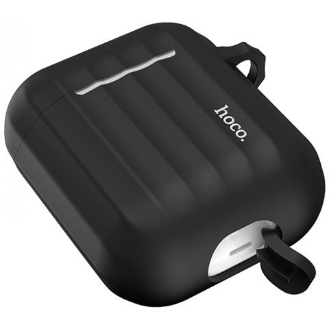 Custodia In Silicone Per Airpods 1/2 - Black - Foto 5