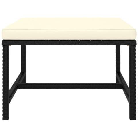 Set Divani da Giardino 8 pz con Cuscini in Polyrattan Nero - Foto 10