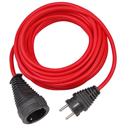 10m H05VV-F 3G1,5, Maschio / femmina, 10m, Rosso - Foto 1