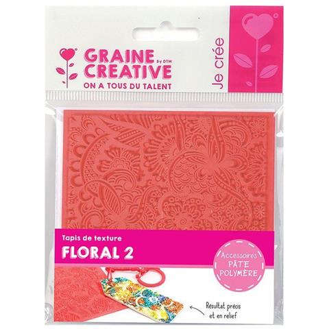 Tappeto Di Texture Per Fimo - Floreale - Foto 1