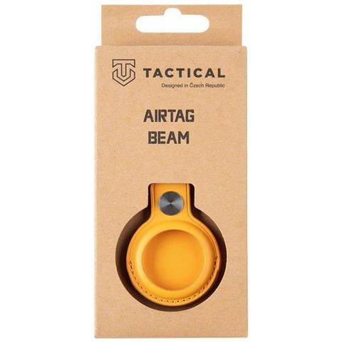 Custodia Originale Ciondolo Per Apple Airtag Beam Leather Yellow - Foto 2
