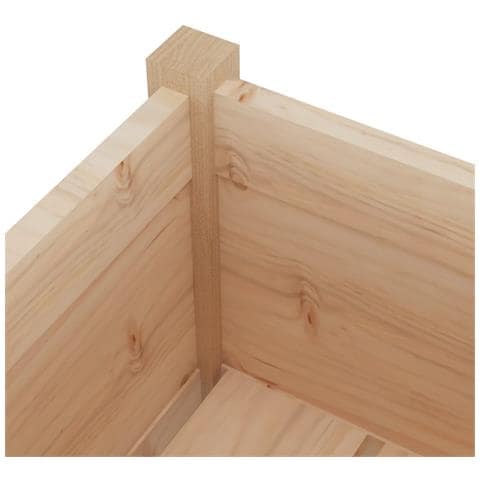 Fioriere da Giardino 2 pz 31x31x70 cm in Legno Massello di Pino - Foto 8