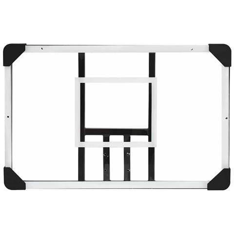 Tabellone Pallacanestro Trasparente 71x45x2,5 Cm Policarbonato - Foto 2