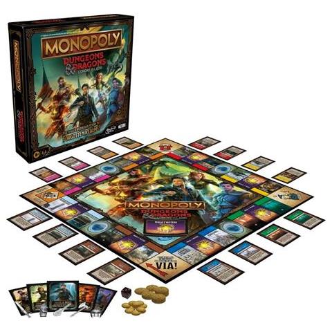 Monopoly - Dungeons & Dragons L'onore Dei Ladri - Gioco Da Tavolo - Foto 2