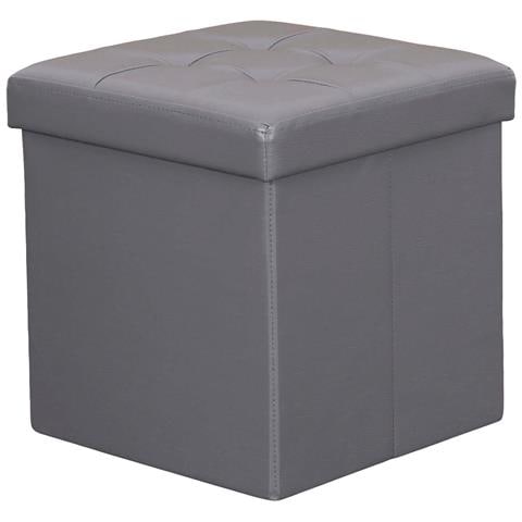 Zara - Pouf Quadrato In Ecopelle - Foto 1