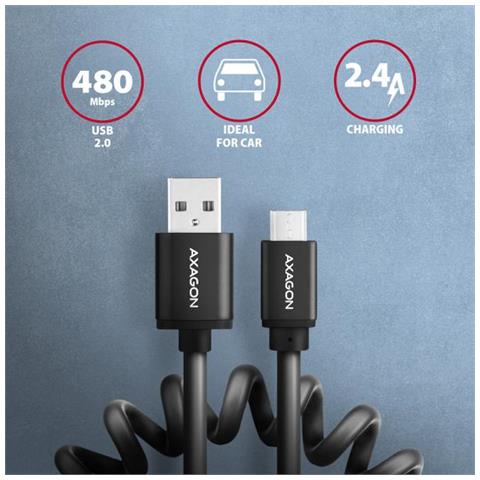 Bumm-am10tb Cavo Usb 0,6 M Usb 2.0 Micro-usb B Usb A Nero - Foto 3