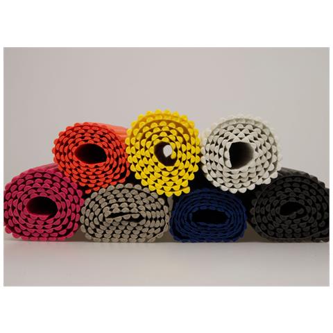 Tappetino Yoga Sport Ginnastica 65x200cm Antiscivolo Colore Giallo - Foto 2