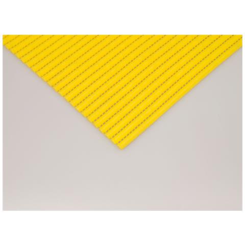 Tappetino Yoga Sport Ginnastica 65x200cm Antiscivolo Colore Giallo - Foto 5