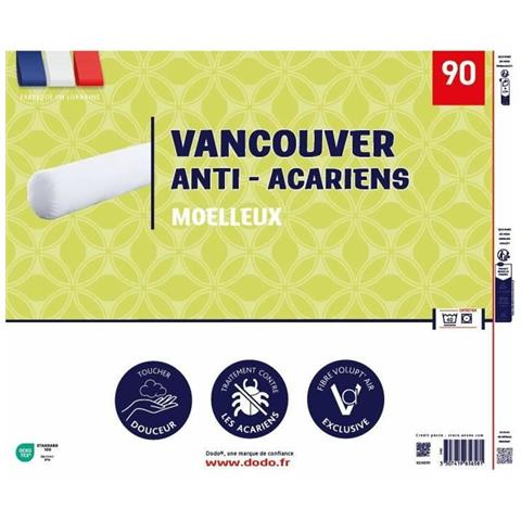 Cuscino Vancouver Bianco 90 Cm Antiacari - Foto 2