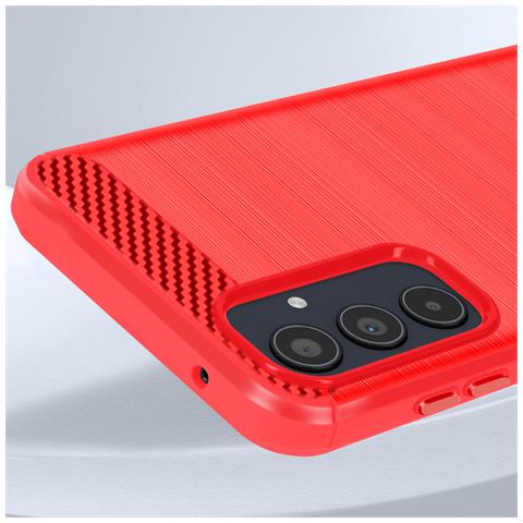 Cover Per Samsung Galaxy A35 5g Flessibile Effetto Carbonio Spazzolato - Foto 5