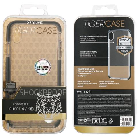 Cover Per Iphone X /xs Shockproof Rinforzata 2m In Tpu, Trasparente - Foto 2