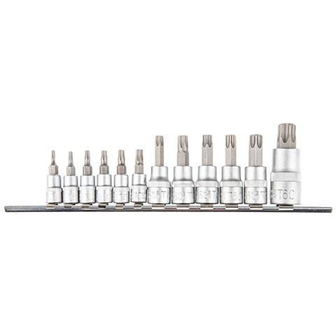 Inserti Torx Con Presa 1/4, 3/8, 1/2"", Set Da 12 Pezzi. - Foto 1