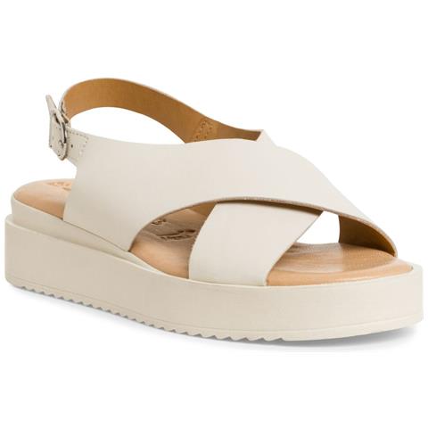 Ivory Casual Open Sandals Sandali Pelle Scarpe Donna Beige Eu 36, 1-28231-42 418 - Foto 1