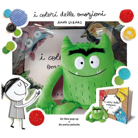 Anna Llenas - I colori delle emozioni pop up. Ediz. a colori. Con minipeluche verde - Foto 1