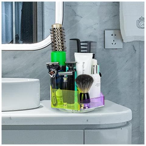 Organizer Esagonale Auyetek Per Cosmetici - Design Elegante E Funzionale, 20x17x13,5 Cm - Foto 2