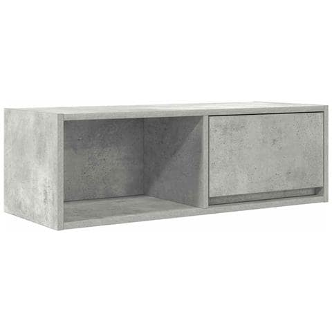 Mobili TV 2 pz Grigio Cemento 80x31x25,5cm in Legno Multistrato - Foto 9