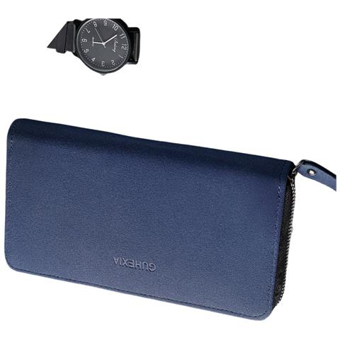 Portafoglio Per Carte Di Grande Capacità Con Blocco Rfid - Stile A Fisarmonica - 36 Slot Per Carte Blue - Foto 4