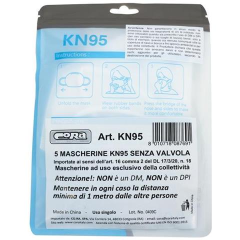 Conf. 5 Mascherine Kn95 Senza Valvola - Foto 3