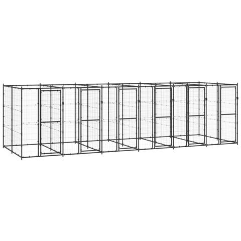 Lusso Casadino - Gabbia Per Cani Da Esterno In Acciaio 14,52 M² - Foto 2