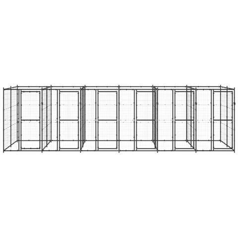 Lusso Casadino - Gabbia Per Cani Da Esterno In Acciaio 14,52 M² - Foto 1