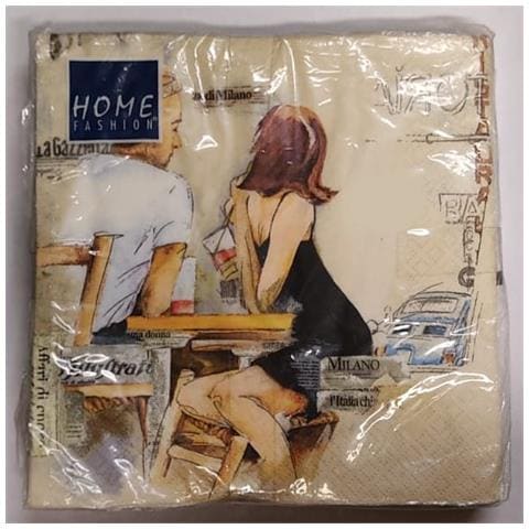 Fashion - Confezione Di Tovaglioli Per Decoupage Da 20pz 33x33cm - Foto 1