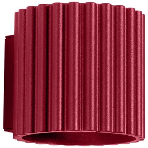 Lampada Da Parete Aura Bordeaux G9 Sl. 1821 - Minimalist Lampada Da Parete Borgogna 10x10x12 Cm - Foto 1