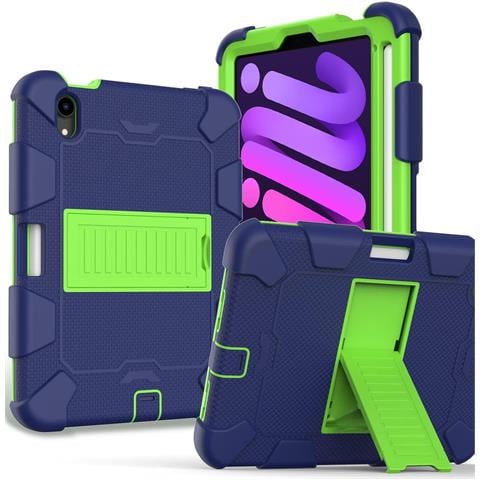 Custodia Per Ipad Mini 6 8.3"" Con Supporto E Alloggiamento Per Stilo Blu Navy - Foto 1
