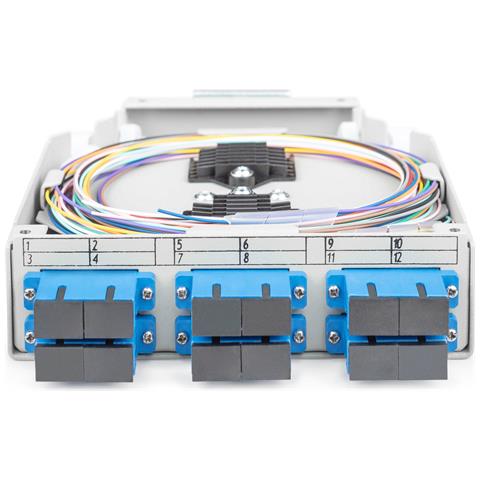 Scatola per guida top-hat in fibra ottica, OS2, equipaggiata, con adattatore SC e pigtail - Foto 6