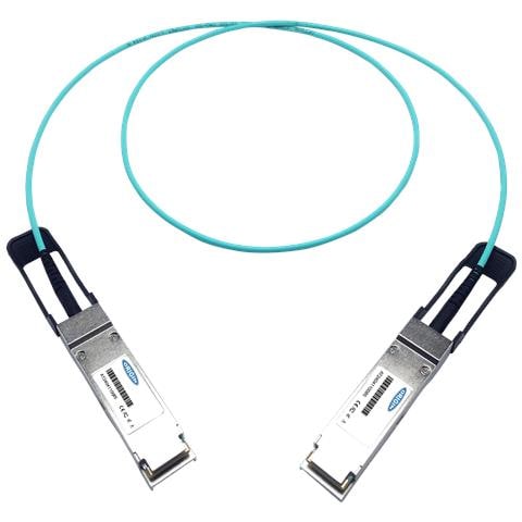 QSFP28-100G-AOC-2M-OS cavo InfiniBand e in fibra ottica Arancione, Colore acqua - Foto 1