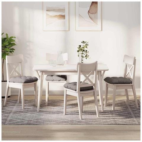 Cuscini per Seduta 4 pcs Talpa 40 x 40 x 12 cm Tessuto - Foto 2