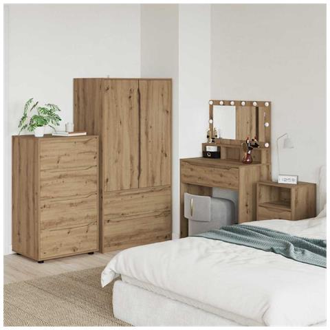 Armadi di Stoccaggio 2 pcs Rovere artigianale 60 x 48 x 105 cm - Foto 2