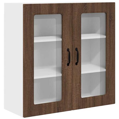 Pensile cucina Rovere Marrone 80 x 31 x 80 cm Legno multistrato - Foto 1