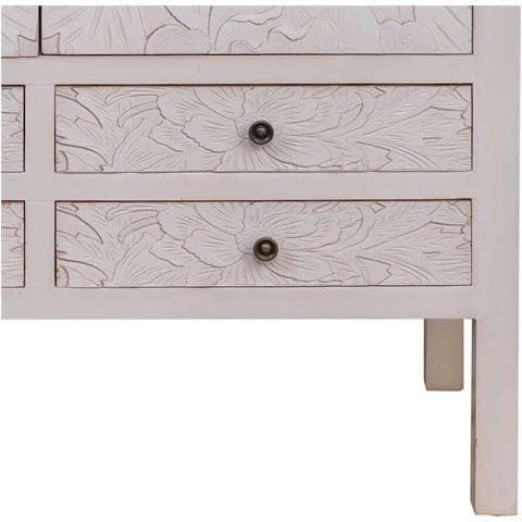 Armadio In Legno Con 4 Cassetti E 2 Porte 100x45x160 - Foto 8