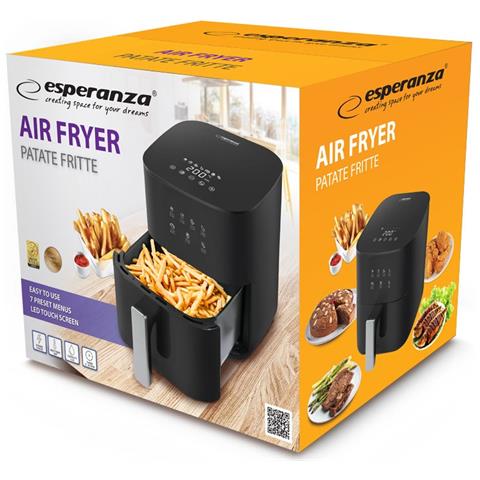 Eka002 Friggitrice Senza Grassi 3,5l 1350w Nero - Foto 1
