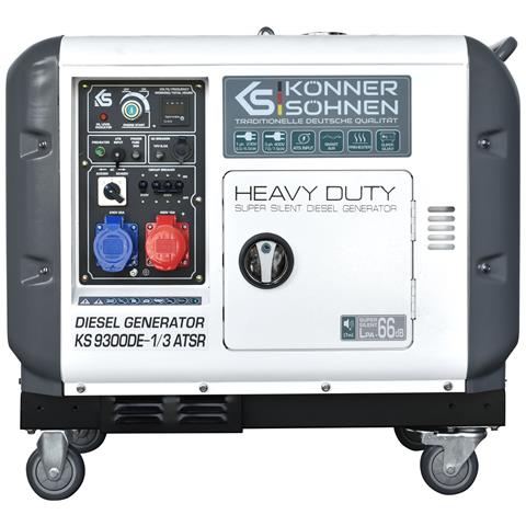 Generatore diesel """" KS 9300DE-1/3 ATSR (EURO V) Tensione, V 230/400 Potenza massima /nominale (230V), kW 6.5/6.0 - Foto 4