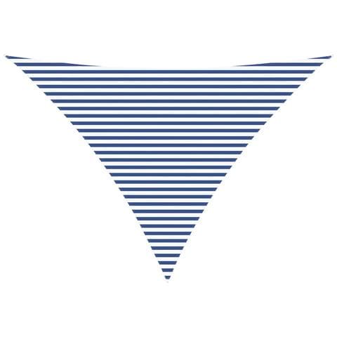 Vela da ombra solare Blu e Bianco 5 x 5 x 6 m - Foto 1