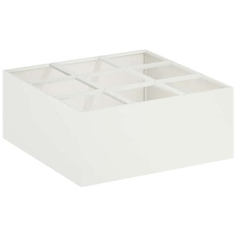 Vaso da giardino Bianco 100 x 100 x 50 cm - Foto 1