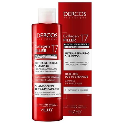 Dercos Collagen 17 Filler Shampoo 200 ml - Foto 1