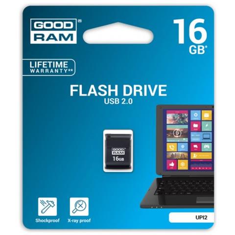 16gb Upi2 Black Usb 2.0 16gb Upi2 Black Usb 2.0 - Foto 1