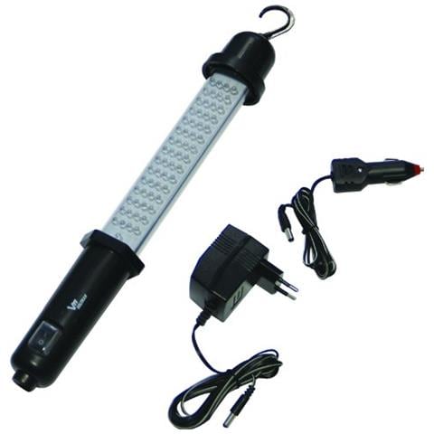 Dio065071 Lampada Portatile 60 Led Ricaricabile, Colore: Nero - Foto 1